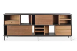 Sideboard Oscar Teak massiv B 224 cm