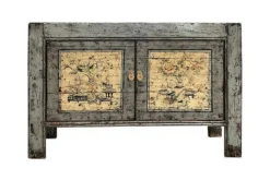 Sideboard Shanxi grau flower 130cm