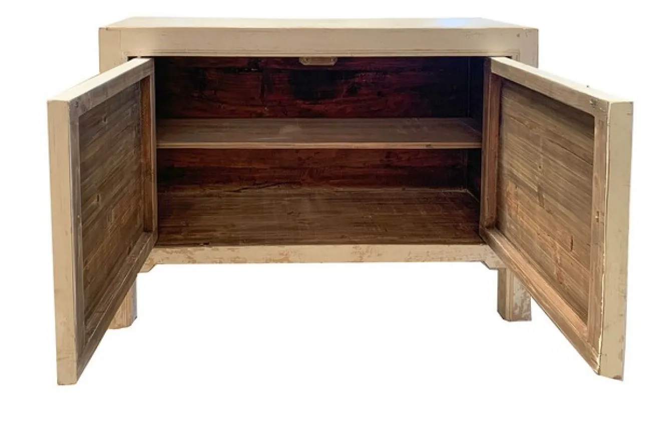 Sideboard Shanxi weiß flower 130cm