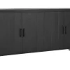 Sideboard Timeless Black Teak schwarz B 190cm
