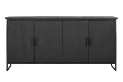 Sideboard Timeless Black Teak schwarz B 190cm