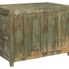 Sideboard Vintage grün gelb