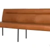 Sitzbank Belt Leder braun B 180 cm