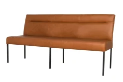 Sitzbank Belt Leder braun B 180 cm