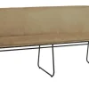Sitzbank Benny Stoff braun 180 cm