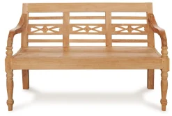 Sitzbank Flower Teak natur ca 130 cm
