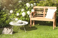 Sitzbank Flower Teak natur ca 130 cm