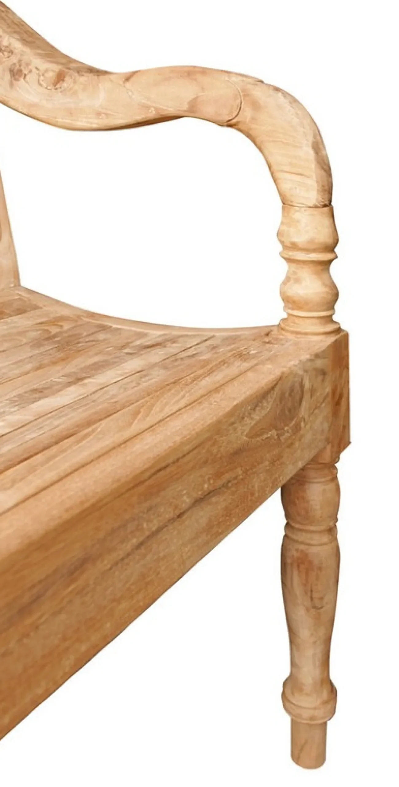 Sitzbank Flower Teak natur ca 130 cm