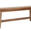 Sitzbank Herringbone recycletes Teakholz B 120 cm