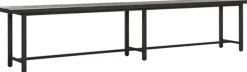 Sitzbank Timeless Black Teak schwarz B 240 cm