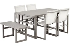 Sitzbank Vevi Aluminium beige 200cm
