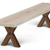 Sitzbank Ydun Eiche White Wash 180cm