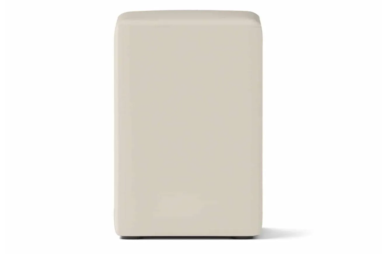 Sitzhocker Basic Leder creme
