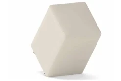 Sitzhocker Basic Leder creme