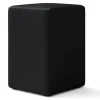 Sitzhocker Basic Leder schwarz