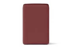 Sitzhocker Leder bordeaux