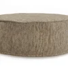 Sitzkissen Silky Outdoor rund beige