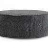 Sitzkissen Silky Outdoor rund grau