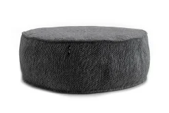 Sitzkissen Silky Outdoor rund grau