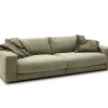 Sofa Downtown XXL Stoff grün