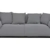 Sofa Gigi 3 Sitzer Stoff grau