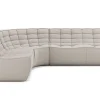 Sofakombination N701 Eco Stoff beige