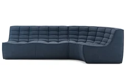 Sofakombination N701 Eco Stoff graphit