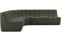 Sofakombination N701 Eco Stoff moss