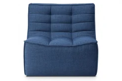 Sofakombination N701 Stoff blau