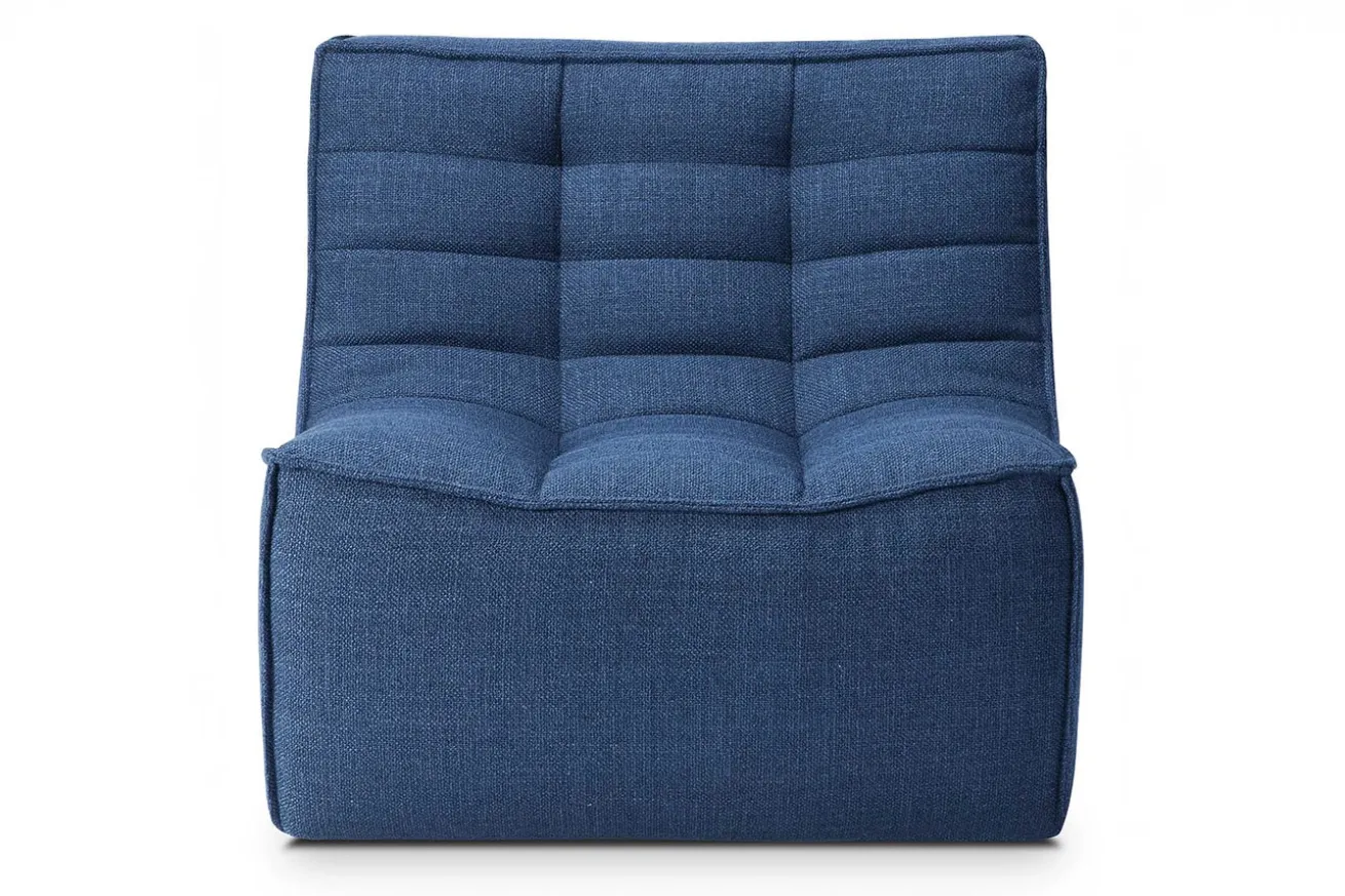Sofakombination N701 Stoff blau