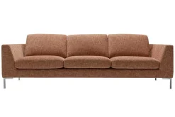 Sofa Oslo Premium 3,5 Sitzer Stoff orange