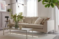 Sofa Oslo Premium 3,5 Sitzer Stoff orange
