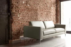Sofa Oslo Premium 3,5 Sitzer Stoff orange