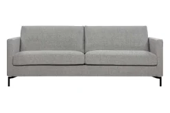 Sofa 3 Sitzer Impala Stoff grau