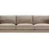 Sofa 3,5 Sitzer Sigrid Exclusiv Leder sand