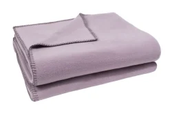 Soft-Fleece Decke 160 x 200 cm lavendel hell