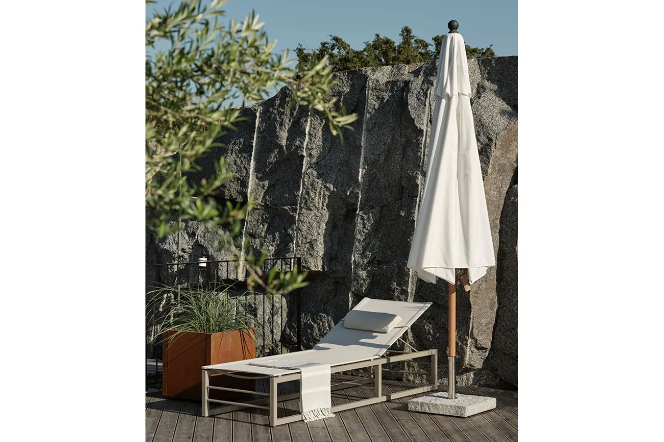 Sonnenschirm Paliano taupe D 300 cm