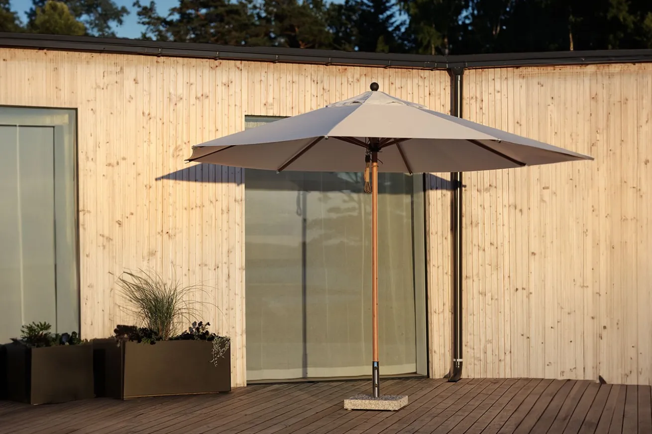 Sonnenschirm Paliano taupe D 350 cm