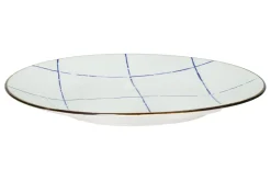 Speiseteller Anafi weiß blau D 27 cm