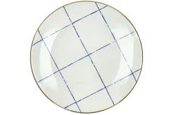 Speiseteller Anafi weiß blau D 27 cm