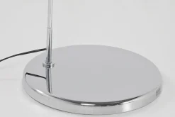 Standleuchte Goose Chrom Schwarz H 205 cm
