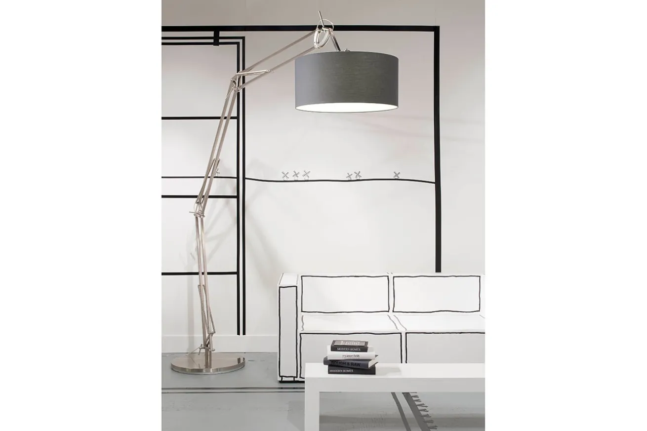 Standleuchte Milano dunkelgrau H 320