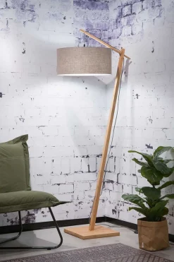 Stehlampe Andes Bambus beige H 176