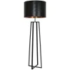 Stehlampe Atri schwarz gold H 185 cm