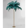 Stehlampe Feather Palm grün