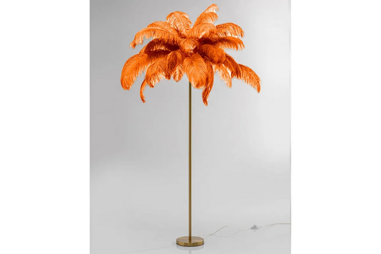 Stehlampe Feather Palm rot