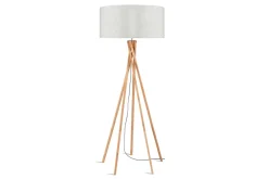 Stehlampe Kilimanjaro Bambus Textil natur