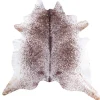 Stierfell Salz & Pfeffer braun weiss ca 3-4 qm