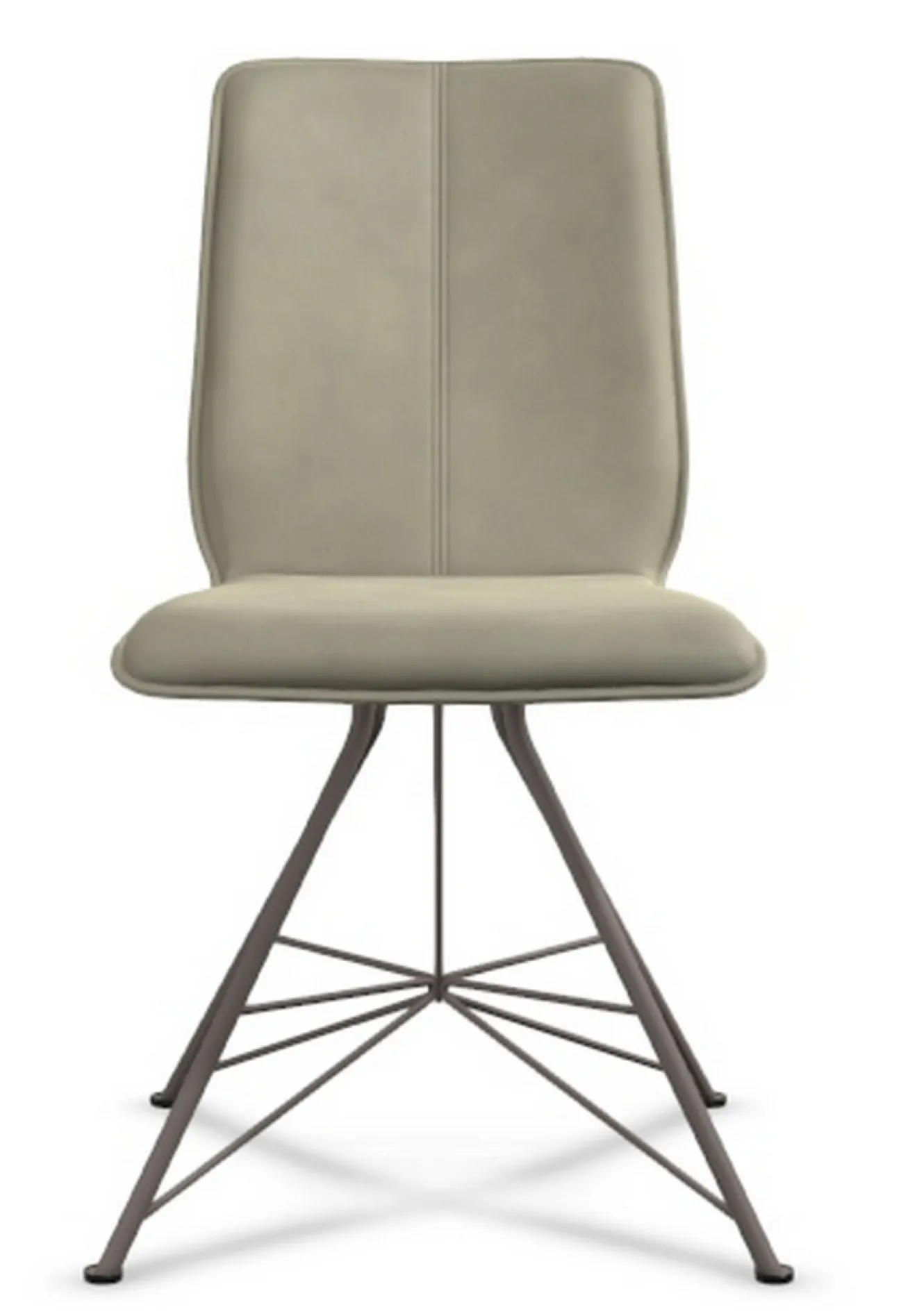 Stuhl Joni Leder cognac h 91 cm