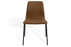 Stuhl Maverick Leder stapelbar braun